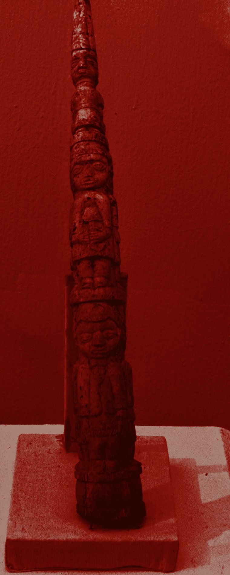 Carved ivory tusk from the Edo royal court